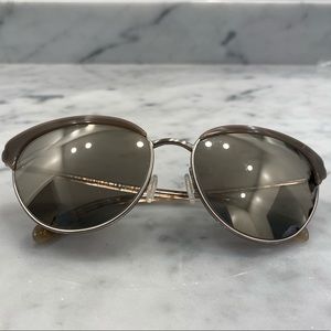 Oliver peoples cat eye mirrored sunglasses